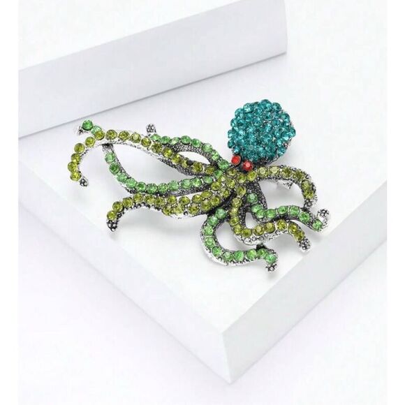 Octopus Brooch - Picture 5 of 7